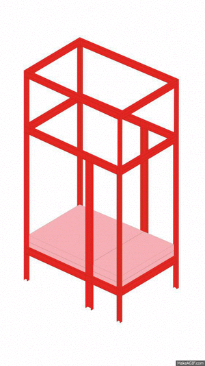Mobile floors animation © OMA