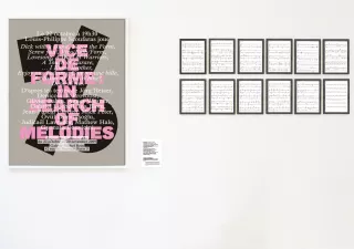 Vice de Forme : In search of Melodies (Première mesure), Prints, 2009, Saâdane Afif