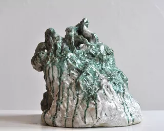 Fashioned to a device behind a tree #13, 2015, Salvatore Arancio