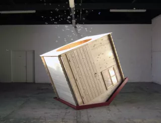 L'abri (le vent nous portera), 2007, Pierre Ardouvin