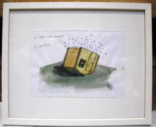L'abri / Le vent nous portera, Dessin, 2007, Pierre Ardouvin
