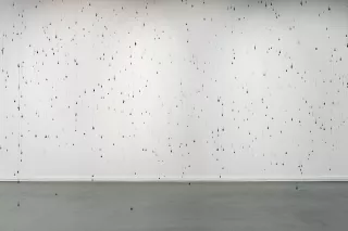 Pluie d'air, 1996, Michel Blazy