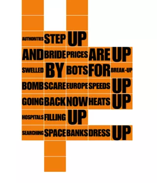 Authorities step up , Prints, 2023, Claude Closky 