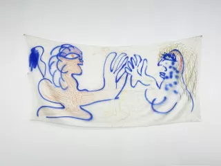 Dear lion, your claws is really strong but mine is more, Peinture , 2022, Aysha E Arar 