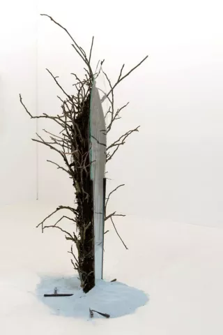 Can we do something together, just this and then free forever. (Light Blue), Sculpture, 2014, Petrit Halilaj