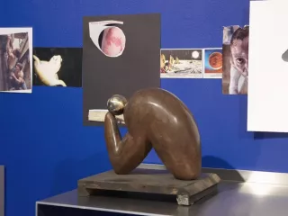 Le Penseur de Rodin (série "Desktop"), Sculpture, 2013, Camille Henrot