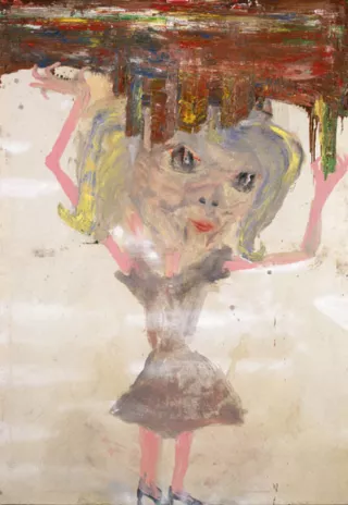 La ville à l'envers, Peinture, 2007, Marlène Mocquet