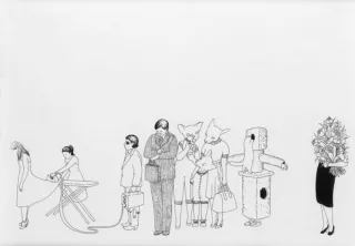 Sans titre, Dessin, 2004, Petra Mrzyk