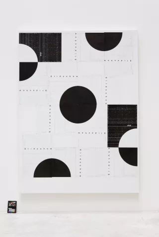 Untitled (17), Peinture, 2010,Michael Riedel