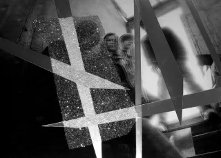 Untitled (Sonic Youth I), de la série We're treating each other just like strangers, Peinture, 2005,Meredyth Sparks