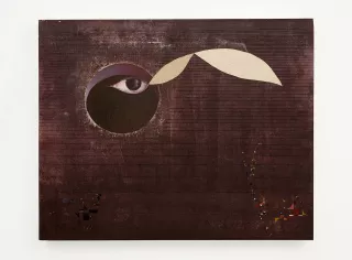 Au-delà du flash, te fouiller (l'éclisse), Peinture, 2010, Niels Trannois