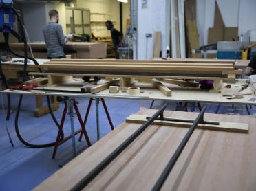 Vue de l'atelier de production © Lafayette Anticipations