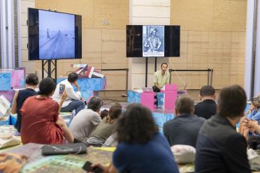 Autour du Centre #2 dans l'Agora de Lafayette Anticipations, 8 septembre 2018